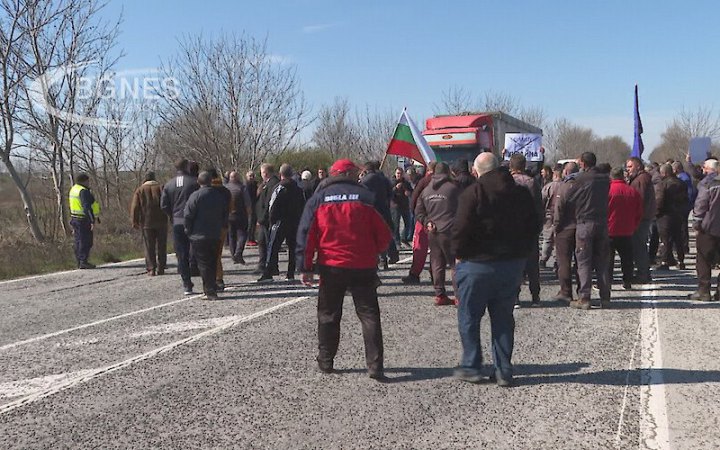 Болгарські фермери вийшли на акцію протесту проти безмитного імпорту зерна з України