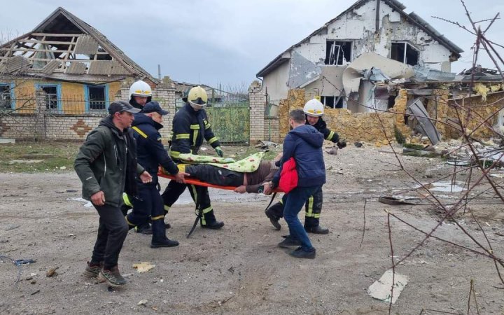 Унаслідок бомбардування росіянами Миколаївщини поранено людину