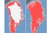 Теплое лето заставило Гренландию потемнеть, - ученые