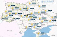 В Україні у понеділок до +25, майже всюди без опадів