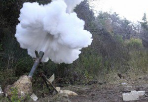 Боевики обстреливают Новгородское из запрещенных 82-мм минометов