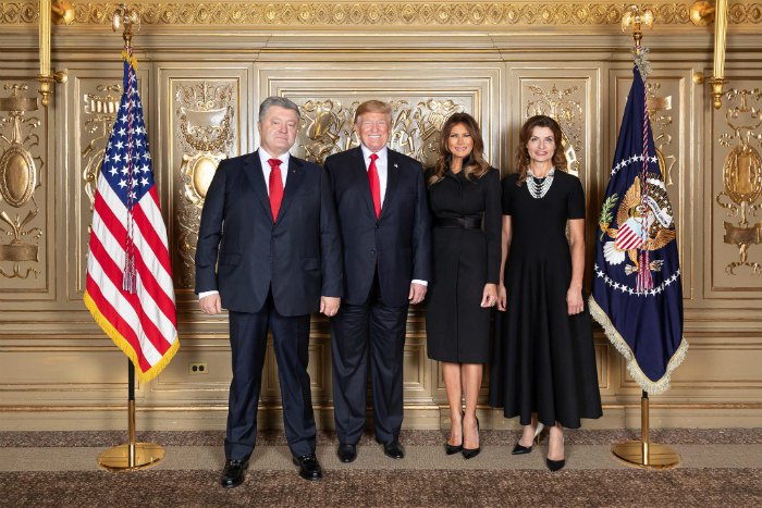 Встреча перед дипломатическим приемом, 24
сентября 2018 года, Лотте, Нью-Йоркский дворец в Нью-Йорке