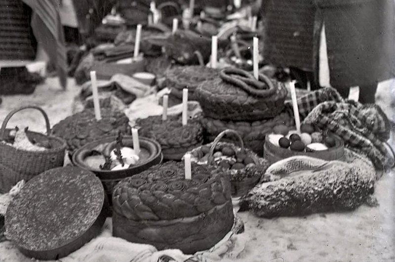 Паски у селищі Ясіня на Рахівщині, 1920 рр.