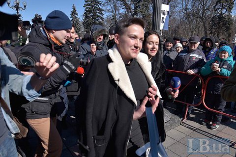 Савченко затримали в кулуарах Ради