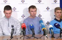 ​Троє російських окупантів дали брифінг в Одесі і стверджують, що "не знали, куди їх відправляють"