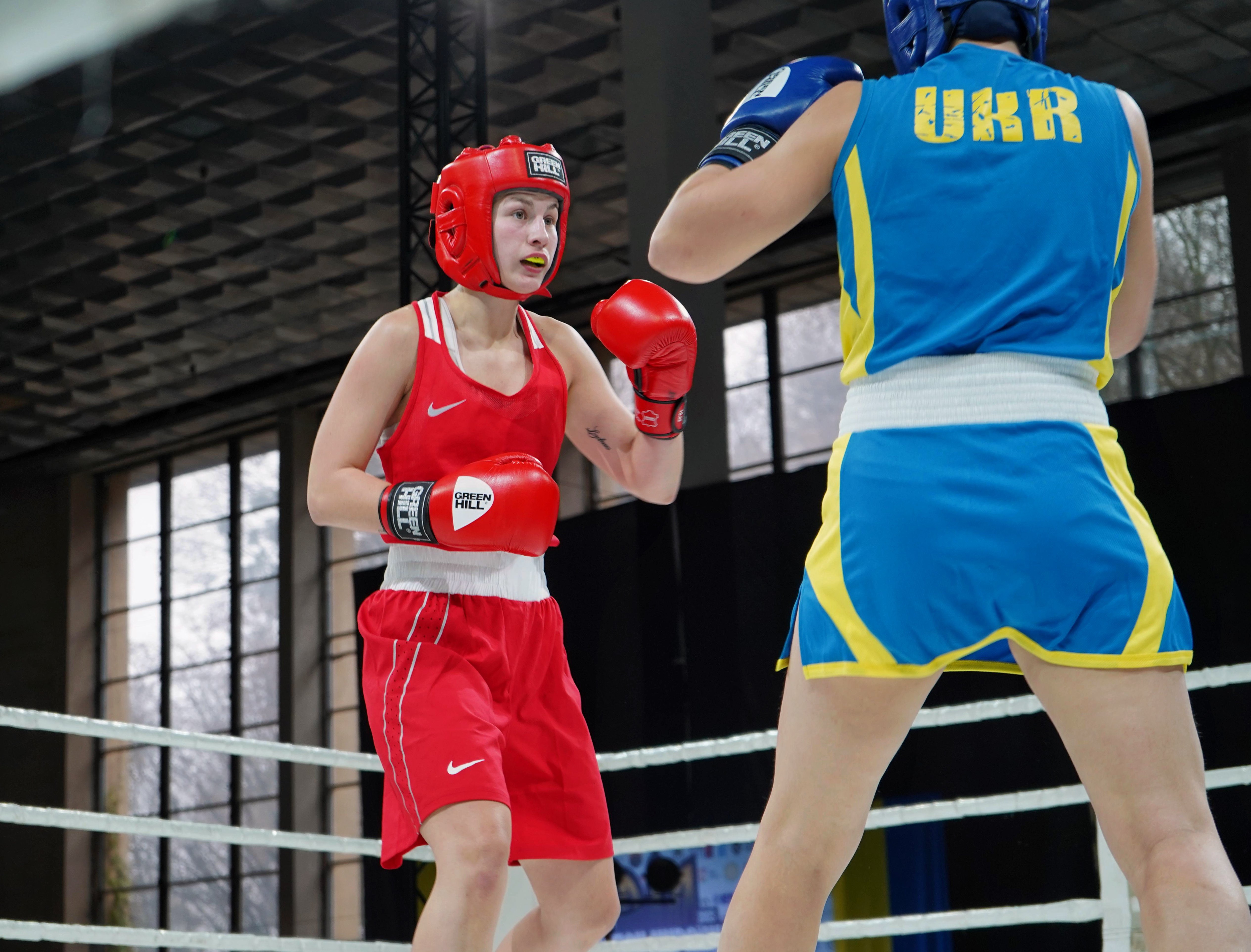 Бій дівчат на Кубку України з боксу