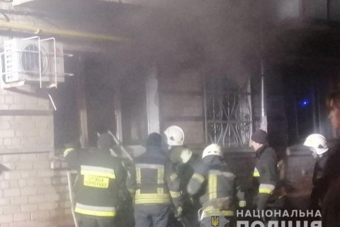 В Херсоне неизвестные сожгли офис партии Шария