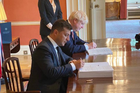 Україна та Велика Британія підписали Угоду про політичне співробітництво, вільну торгівлю та стратегічне партнерство