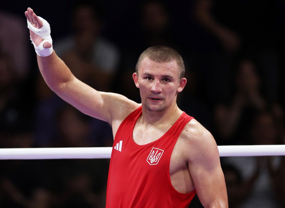 Олександр Хижняк під час Олімпійських ігор-2024.