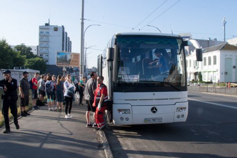 В Киеве водитель автобуса с детьми умер за рулем