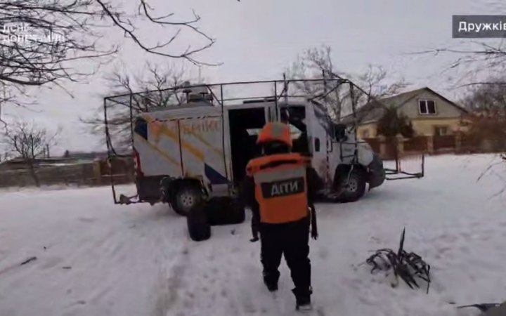 Рятувальники евакуювали п’ятьох людей із прифронтової Дружківки на Донеччині