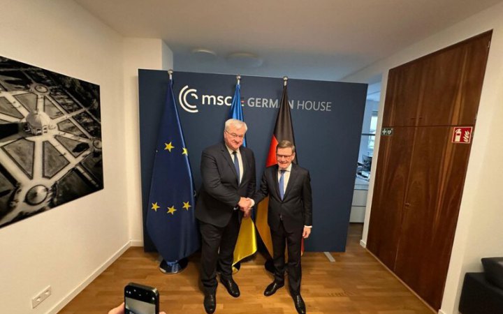 Сибіга розпочав роботу на Мюнхенській конференції зустріччю з очільником німецького МЗС