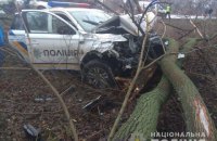В Харькове и области в двух ДТП пострадали пять полицейских и двое гражданских