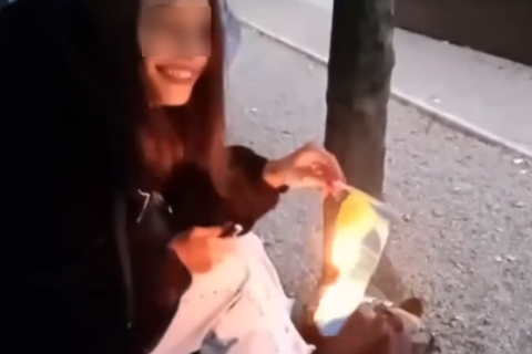 ​15-річна дівчина з Кам'янського спалила український прапор і отримала кримінальну справу