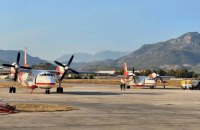 Авиация ГСЧС помогает тушить лесные пожары в Турции