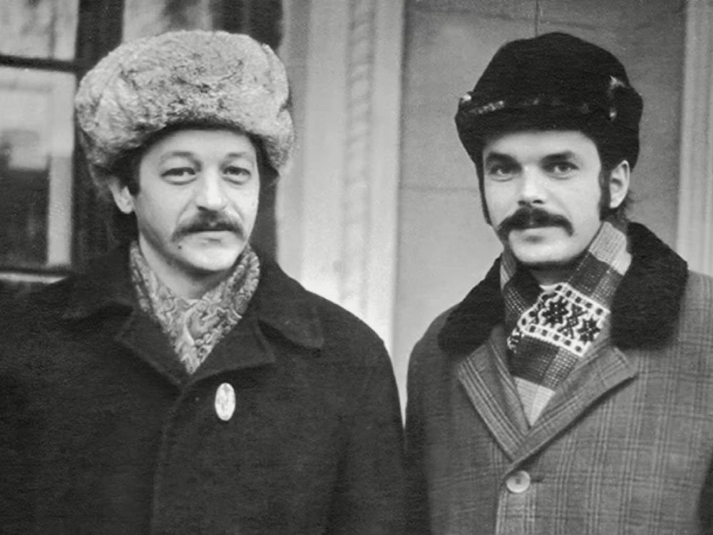 Мирослав Маринович (праворуч), Микола Матусевич, 1970 рік