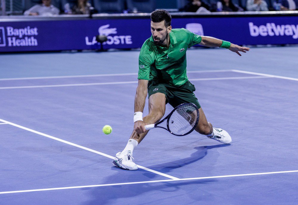Новак Джокович у фінальному матчі