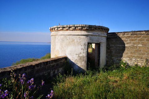 Червоний Маяк на берегу Дніпра