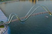 Київ відновлює будівництво пішохідного мосту на Оболоні