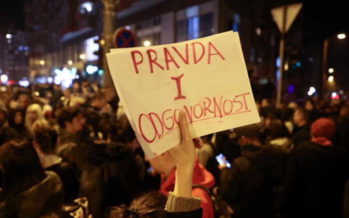 Протестувальників у Сербії звинуватили у спробі насильницької зміни конституційного ладу