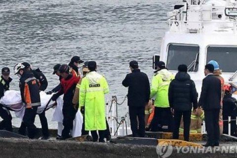 13 людей загинули в результаті зіткнення суден біля берегів Південної Кореї
