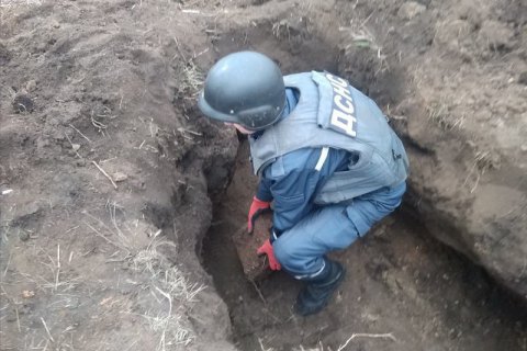 В Харьковской области рядом с жилой застройкой нашли 61 мину времен Второй мировой