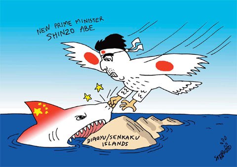 Перед выборами Синдзо Абэ подключился к антикитайской кампании