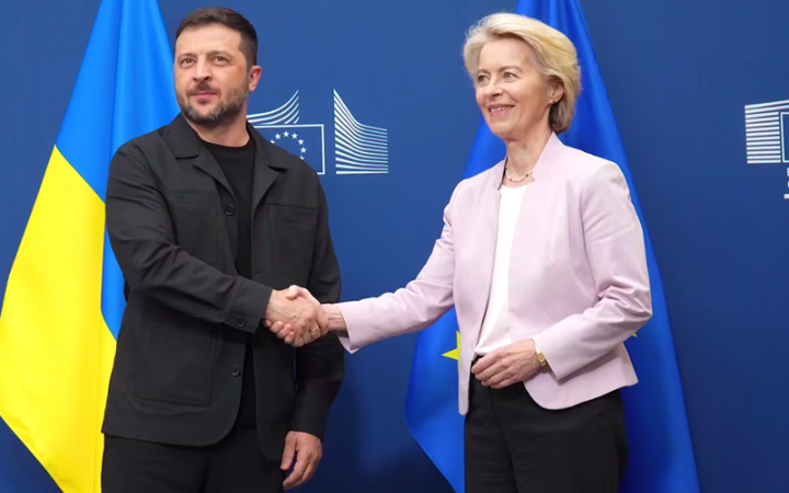 Зеленський провів розмову з головою Єврокомісії в контексті майбутньої зустрічі з Трампом 