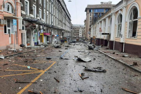 В Харькове в результате авианалета повреждена телебашня
