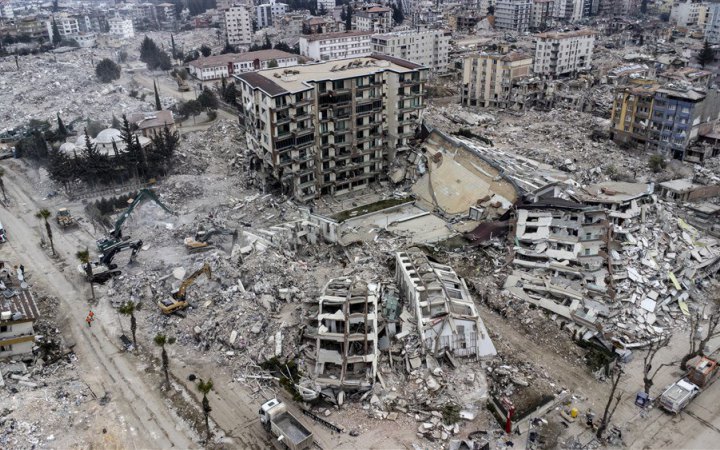Після землетрусів у Туреччині потрібно буде розчистити до 210 млн тонн уламків зруйнованих будівель