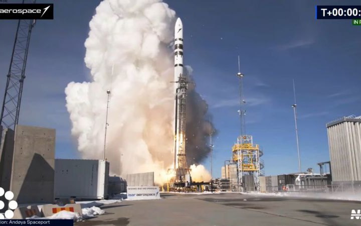 Німецький стартап здійснив тестовий запуск ракети-носія з Норвегії