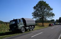 Російський дрон упав на території частини Територіальних сил оборони Польщі 