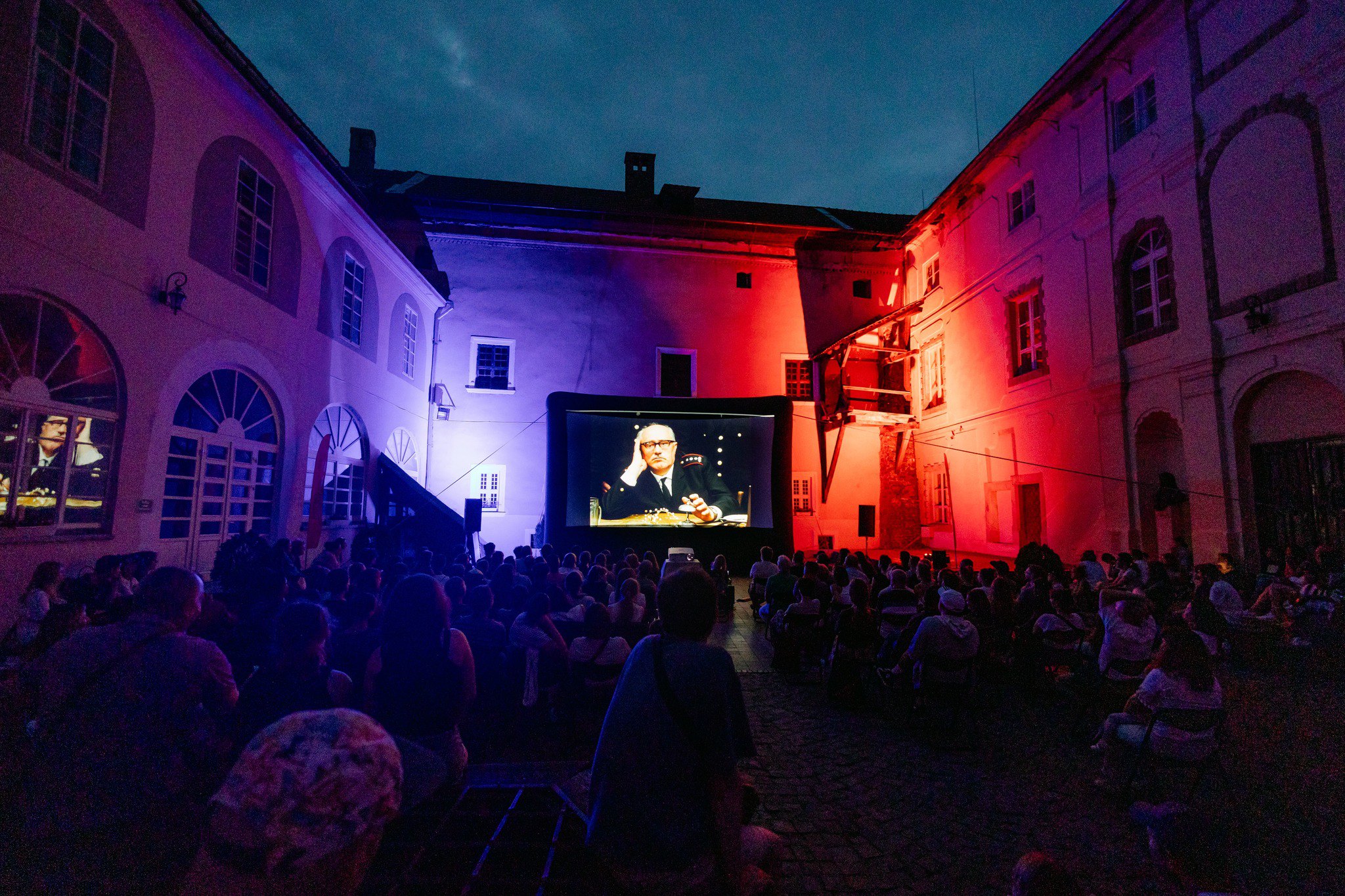 Під час фестивалю 'Кіно сусідів' 2024.