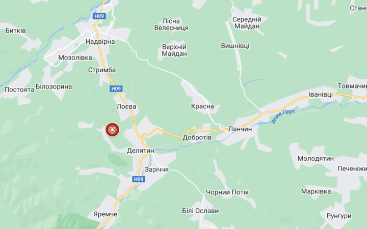 ​На Івано-Франківщині зареєстрували землетрус із магнітудою 2,4 бала