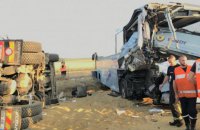 Автобус с детьми попал в аварию во Франции