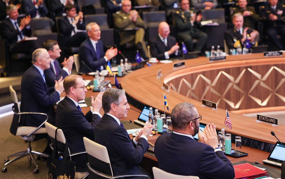 Зустріч міністрів закордонних справ НАТО в штаб-квартирі альянсу в Брюсселі, 4 квітня 2023 р.