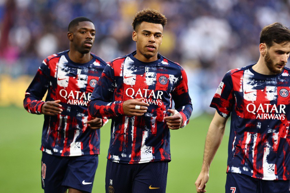 Гравці ПСЖ перед грою