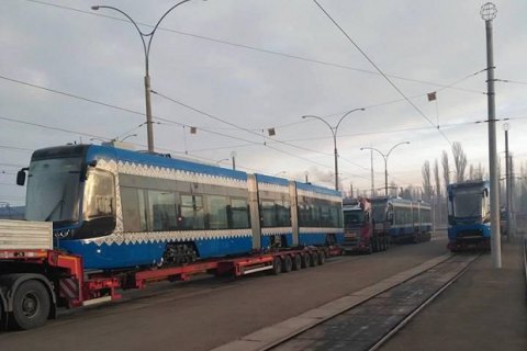 ​Польская PESA передала Киеву 10 трамваев 
