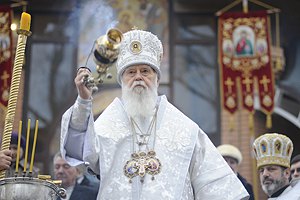 Патріарх Філарет здійснив церковний похід у Києві