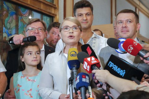 Тимошенко: відповідальність та ініціатива за формування коаліції в руках партії Президента