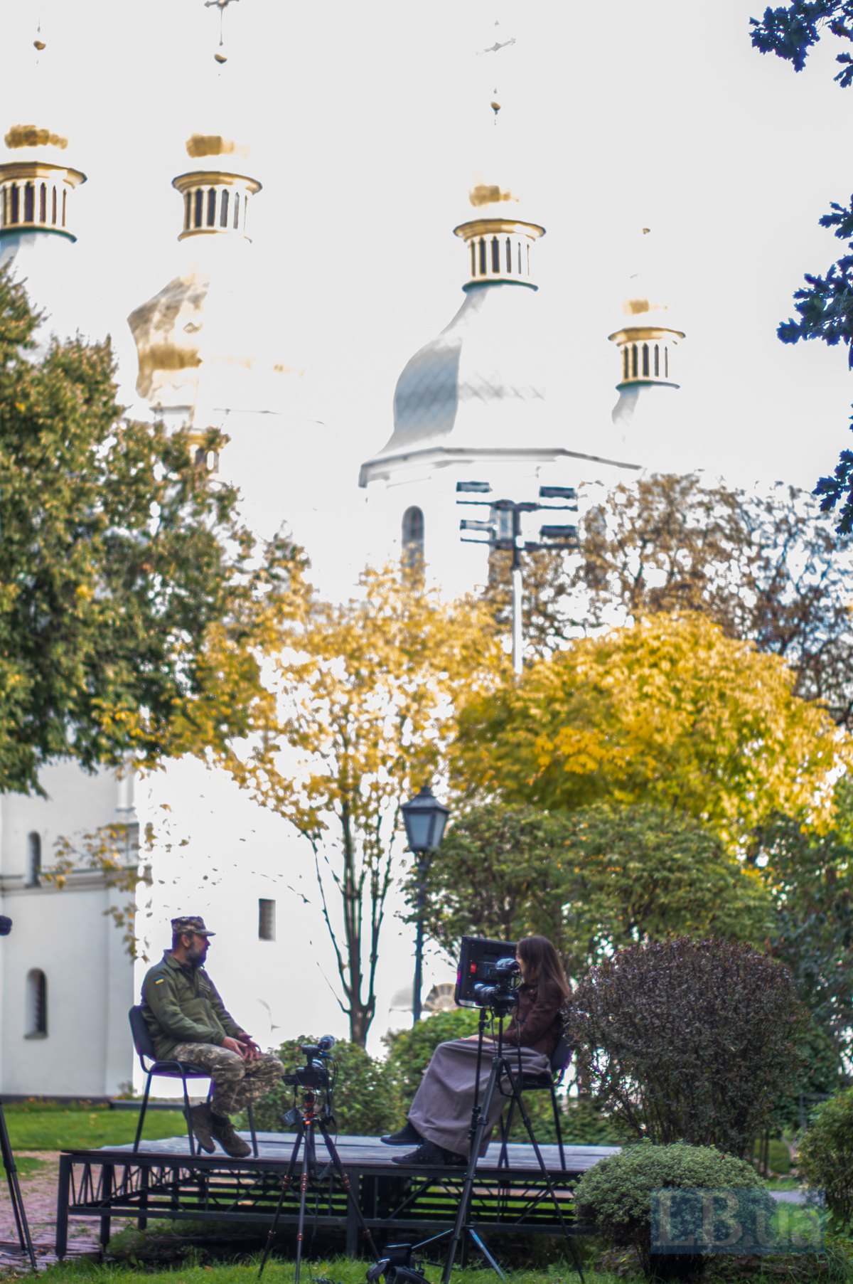 Отець Максим (Стрихар) і Інна Варениця 