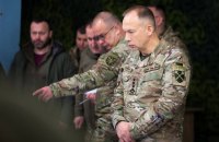 Сирський зустрівся із керівництвом військових частин, які виконують бойові завдання на фронті