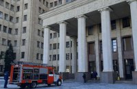 В университете Каразина в Харькове произошел пожар