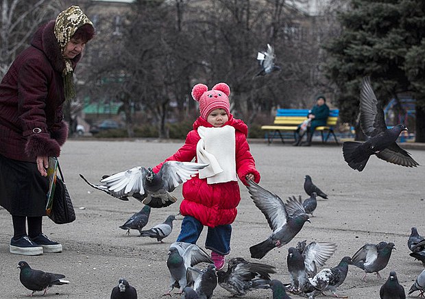 Славянск, март 2015 года.