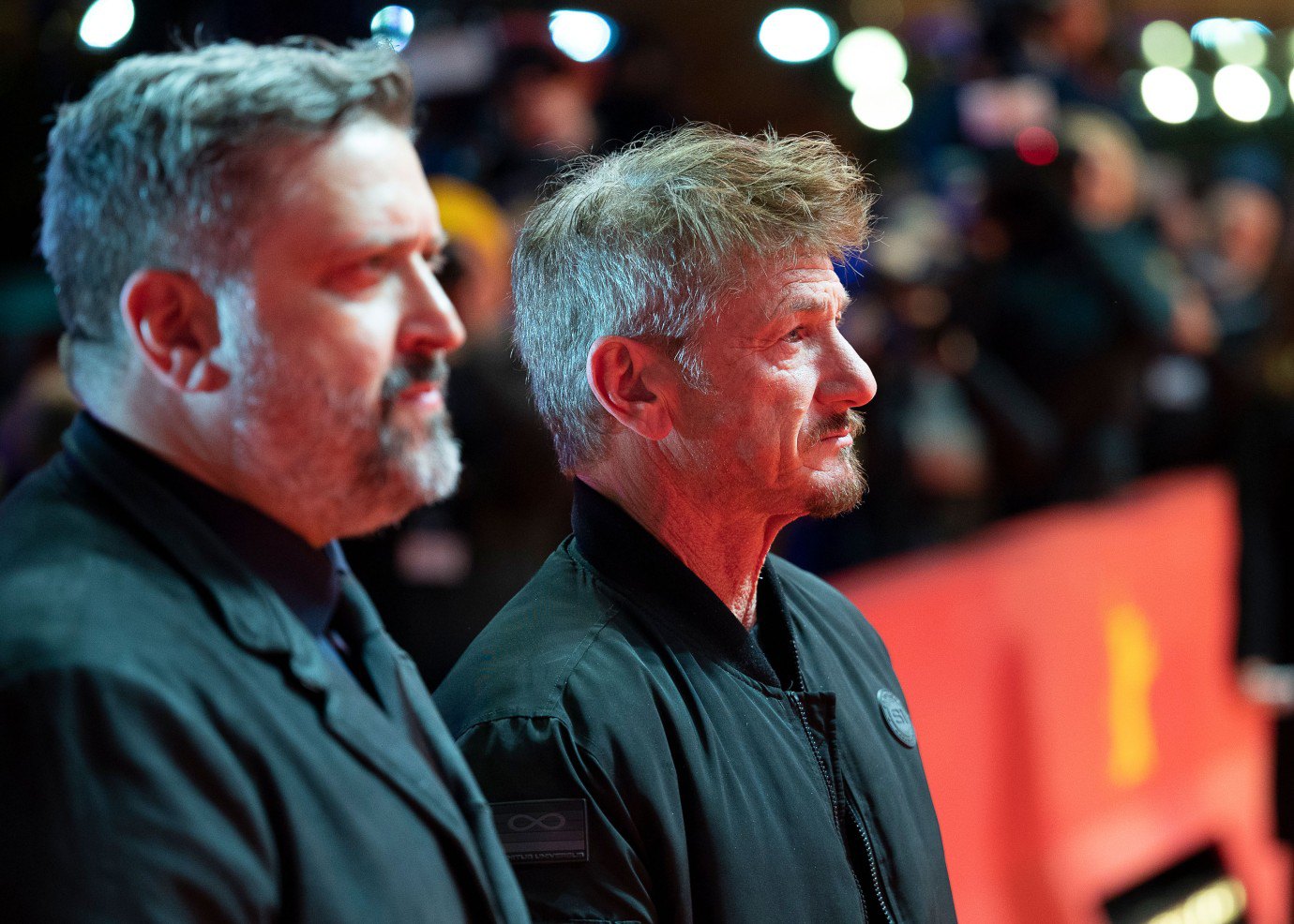 Шон Пенн та Аарон Кауфман на відкритті Берлінського кінофестивалю. 