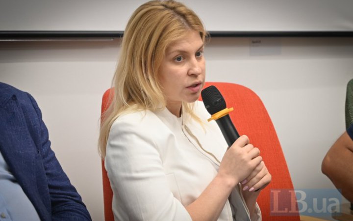 Стефанішина підтвердила виключення пункту про амністію за дії воєнного часу з "мирного плану"