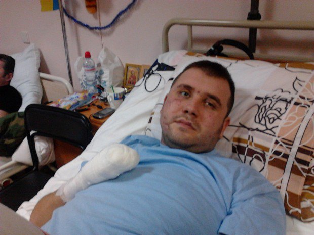 Иван Кушнерев в госпитале