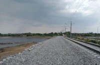Укрзалізниця відремонтувала ділянку, яка просіла після підриву Каховській ГЕС росіянами
