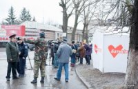 Киевская милиция снесла палатку депутатов-бютовцев