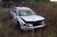На гонках в Черкассах автомобиль сбил зрителя